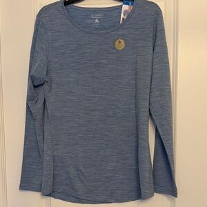 Segments 100 percent merino wool top in size large